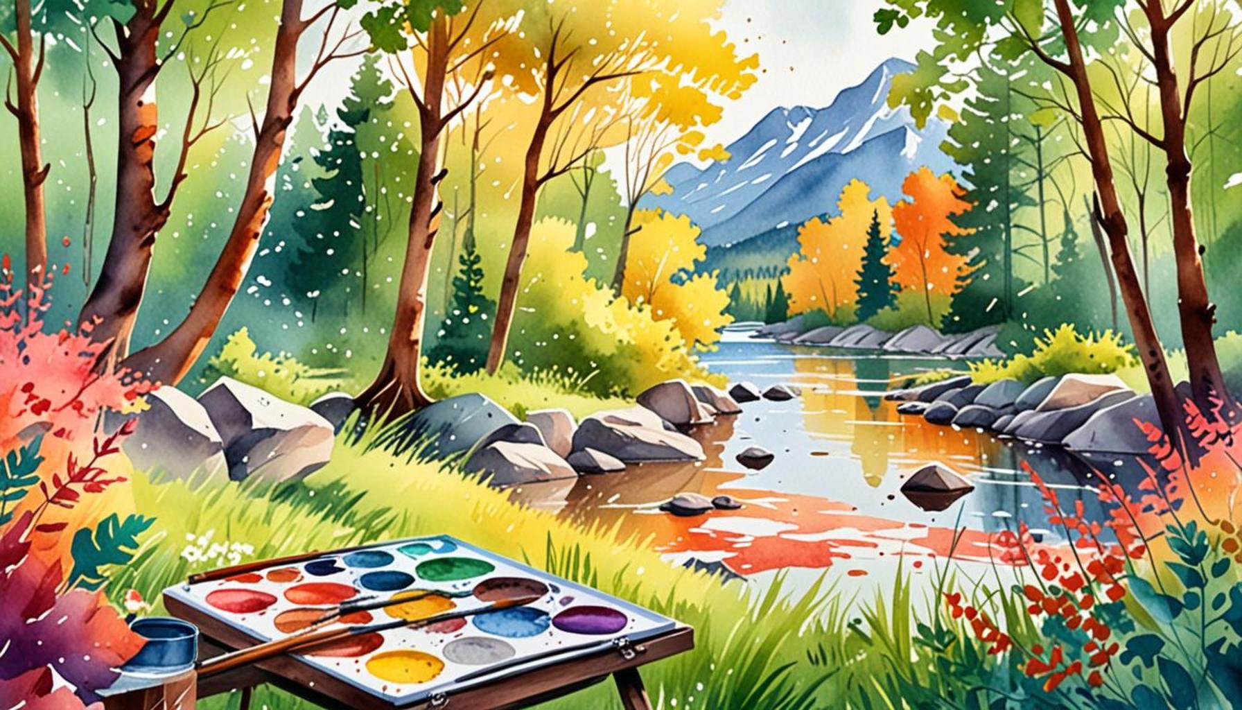 Outdoor Painting: How to Capture Natural Landscapes in Vibrant Colors