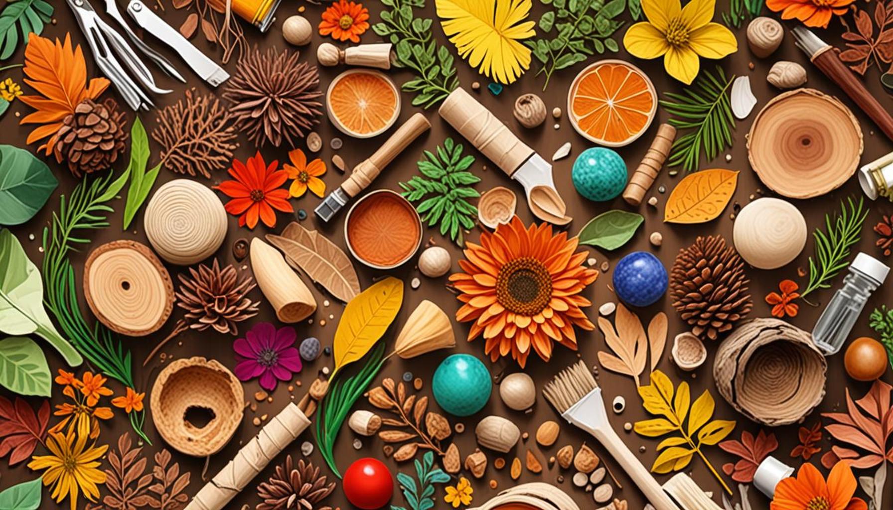 DIY and Sustainability: Creating Art with Natural Materials Collected on Outdoor Walks