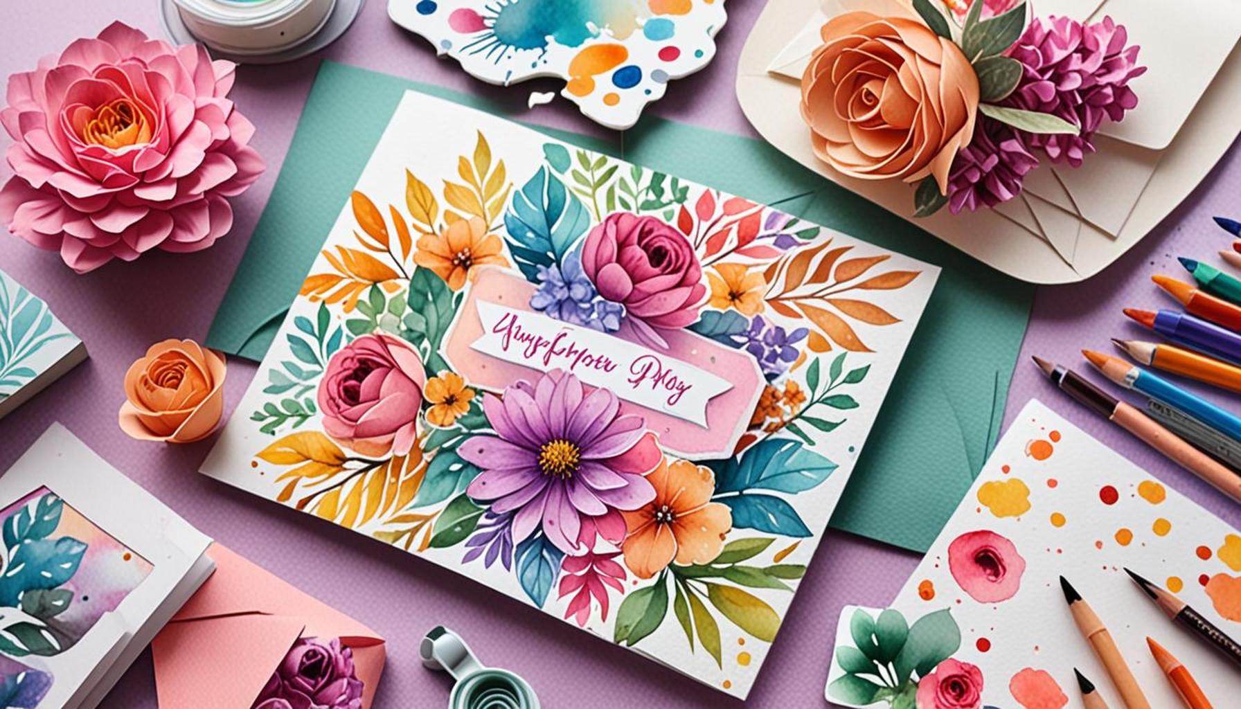 DIY Paper Crafts: Creating Personalized Cards and Invitations