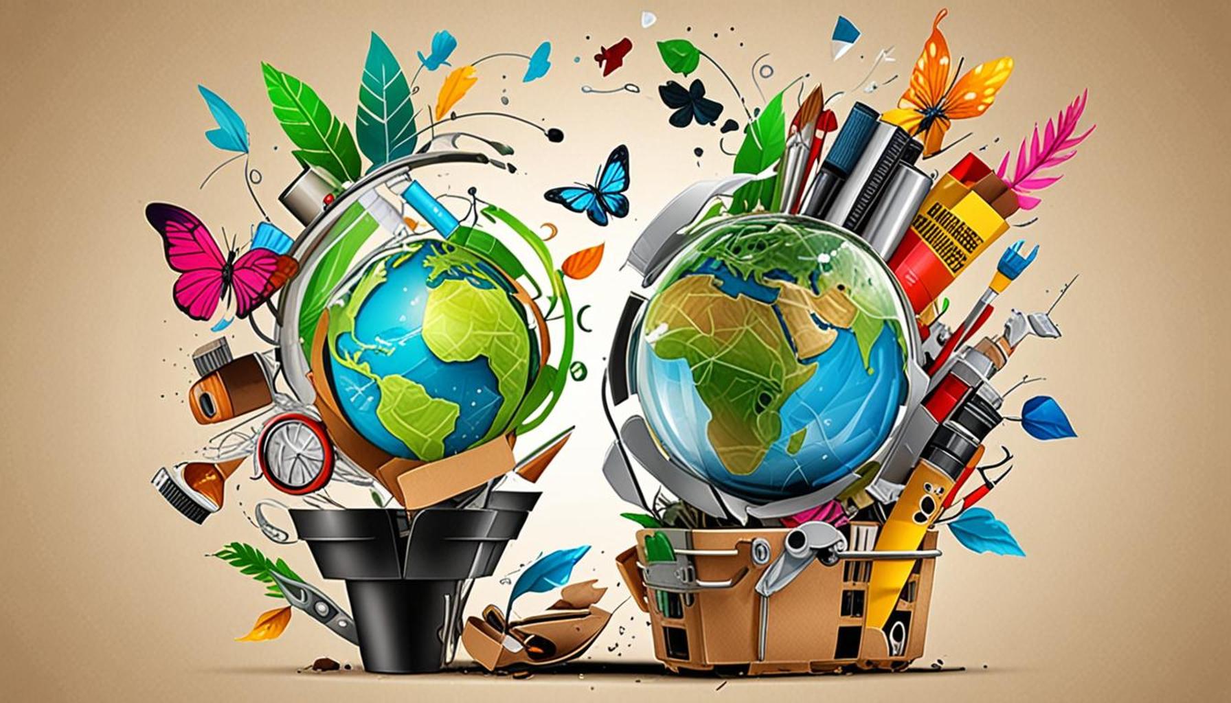 Transforming Recyclable Materials into Art: Sustainable DIY Projects